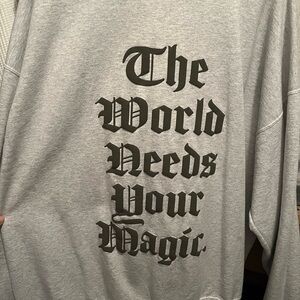 Dressed in LALA Gray Sweatshirt XL